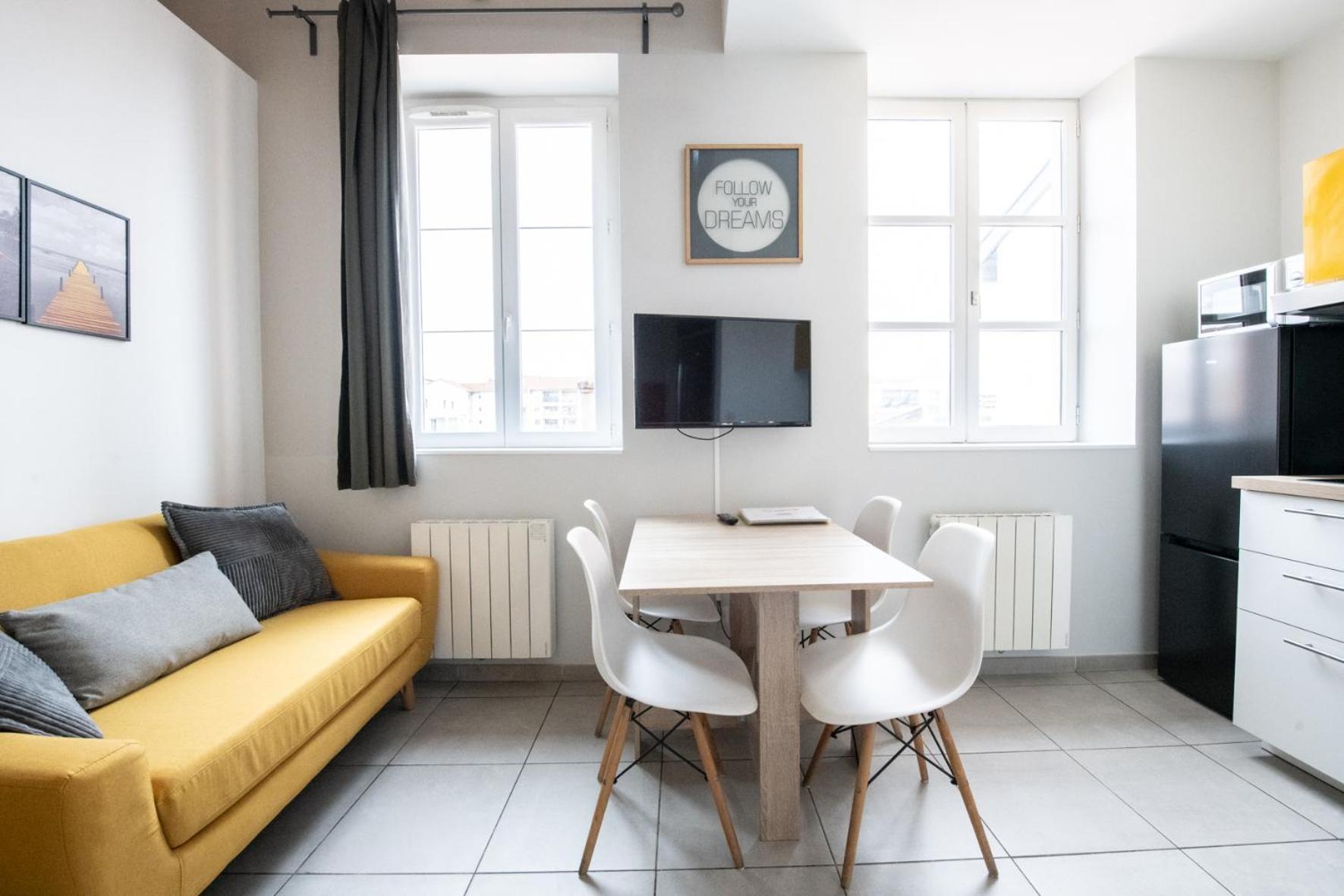 Duplex Scandinave A Cosy Et Calme - Lyon Part-Dieu Zewnętrze zdjęcie